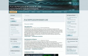 Screenshot fachpflegewissen.de