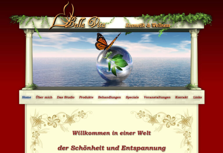 Read more about the article TYPO3-Site online: Bella Vita Kosmetik, Immenstaad
