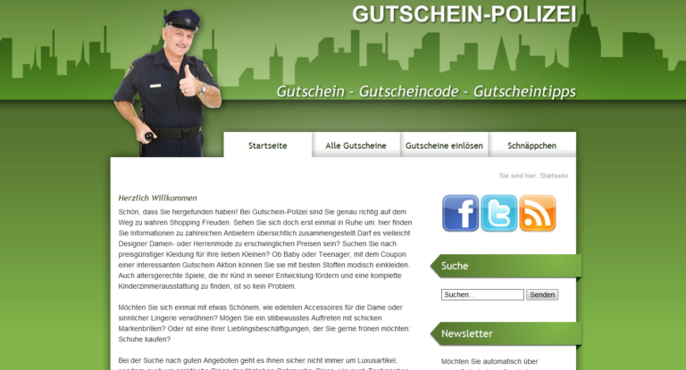 Read more about the article Neue WordPress-Seite online: gutschein-polizei.de