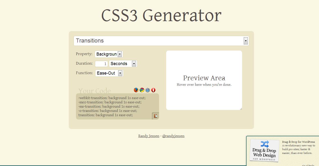 Read more about the article CSS3 Generator