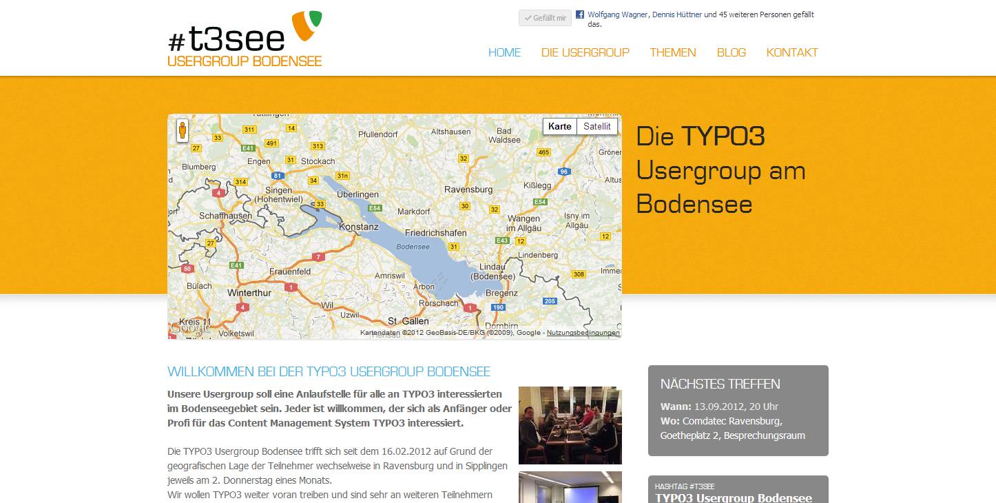 Read more about the article Die TYPO3 Usergroup Bodensee hat eine neue Website