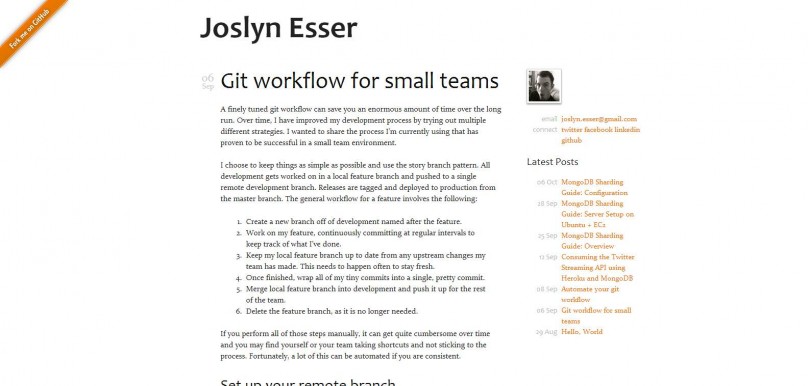 Git workflow for small teams 