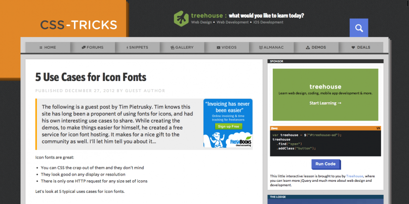 5 Use Cases for Icon Fonts   CSS Tricks