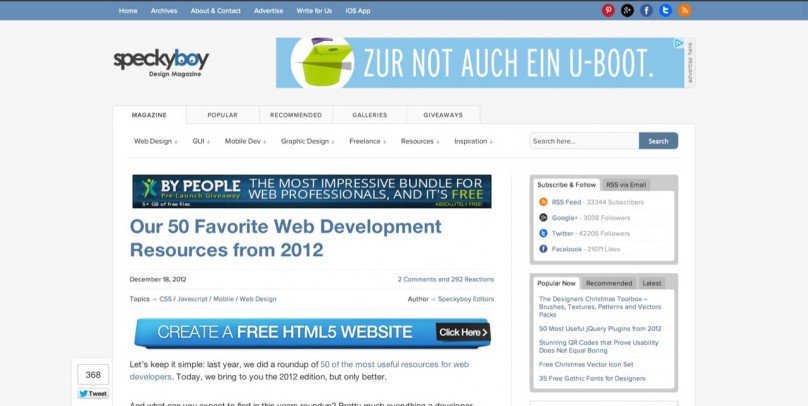 Our 50 Favorite Web Development Resources from 2012