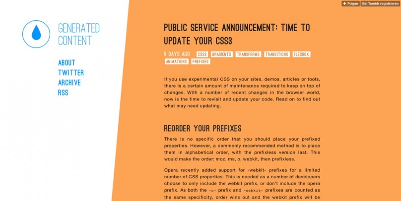 Public service announcement  time to update your CSS3   Generated Content by David Storey