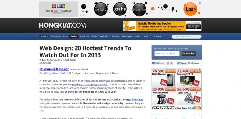 02 Web Design  20 Hottest Trends To Watch Out For in 2013