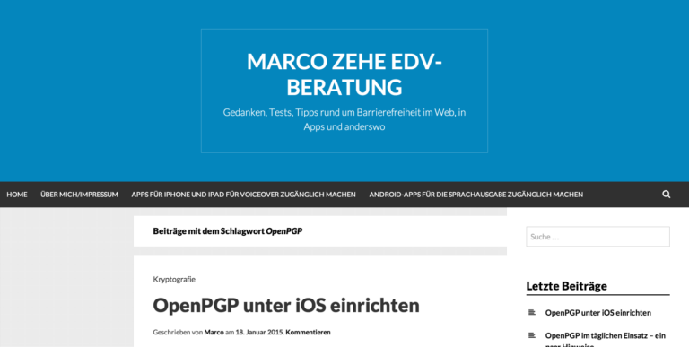 Read more about the article Gute Einführung in E-Mail-Verschlüsselung mit PGP