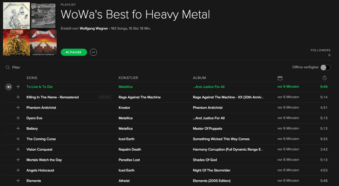 Read more about the article Meine „Best of Heavy Metal“-Playlist