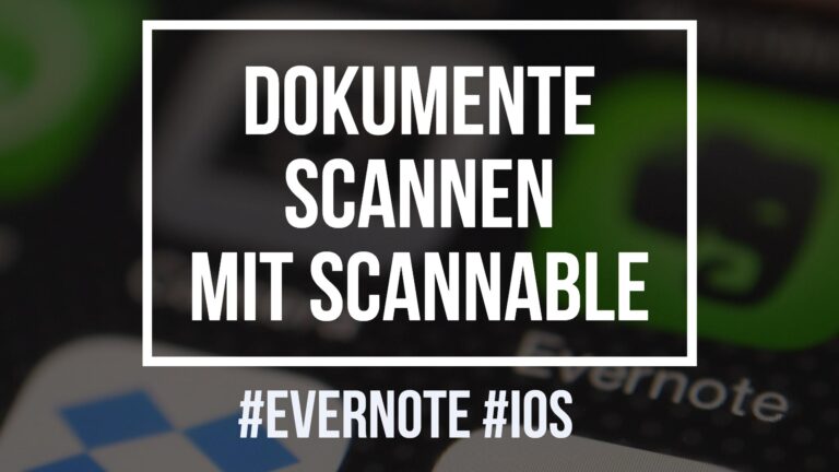 Read more about the article Tipp: Dokumente scannen mit Scannable #Evernote #iOS