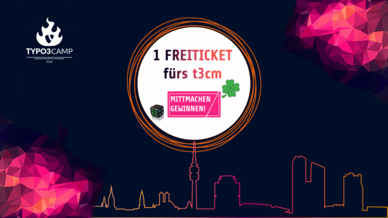 Read more about the article Zu gewinnen: 1 Ticket für das TYPO3camp München #t3cm