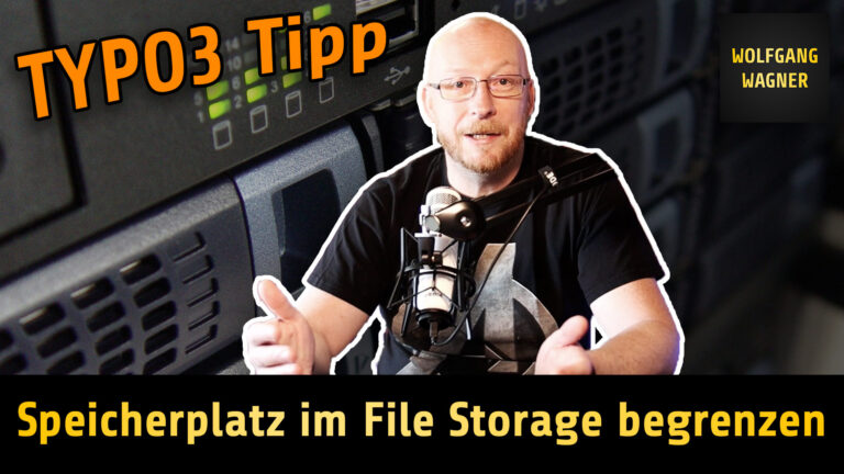 Read more about the article TYPO3-Tipp: Speicherplatz in einem File Storage beschränken mit der Extension fal_quota