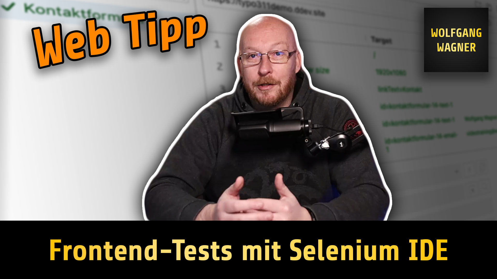 Read more about the article Web Entwickler Tipp: Frontend-Tests mit Selenium IDE